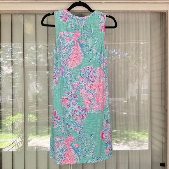 Lilly Pulitzer Essie Dress in Mint Fan Sea - Picture 4 of 5